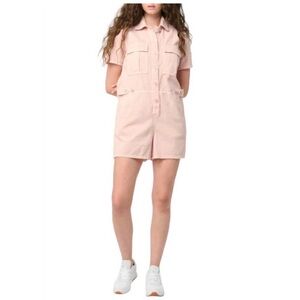 BLANKNYC onpoint romper in pink blush NWT